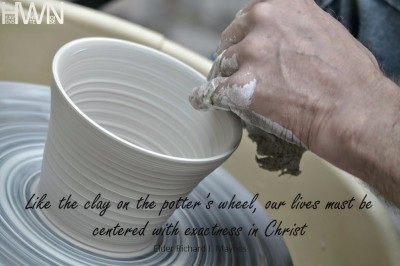 Like the clay on the potter's wheel