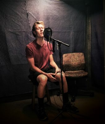recording with Shawn