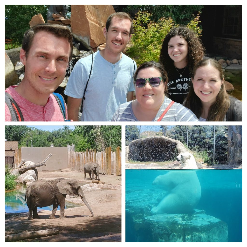Zach and friends at Salt Lake Zoo